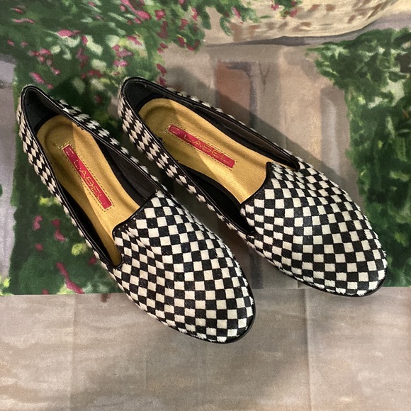 C Label checker board Sophie loafers - Picture 3 of 13